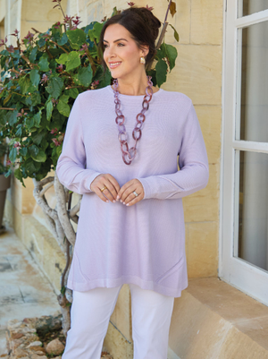 Margaret Knitted Jumper - Lilac