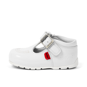 Baby Girl Kick T-Bar White