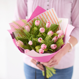 Mother's Day Pink Tulip Bouquet