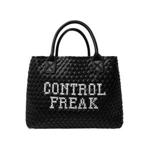 Control Freak Embroidered Handbag