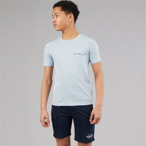 JACK & JONES Boys Brandon T-Shirt And Shorts Set Celestial Blue