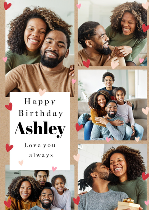 Love You Always Photo Upload Happy Birthday Card