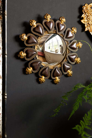 Milagro Heart Round Convex Mirror
