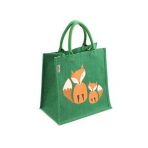 Fox Jute Shopping Bag