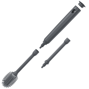 Metaltex Extendable Washing Up Brush with Soft Head – 30 to 40cm Flexible Cleaning Brush for Bottles and Glassware