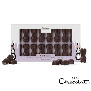 Hotel Chocolat Dark Chocolate City Bunnies