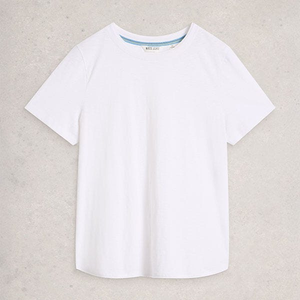 White Stuff Clara Short Sleeve T-Shirt Brilliant White Size 12