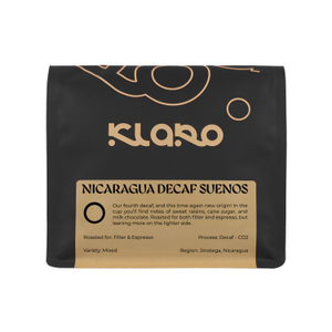 Klaro - kawa ziarnista bezkofeinowa Nikaragua Decaf Suenos CO2 Omniroast 250 g