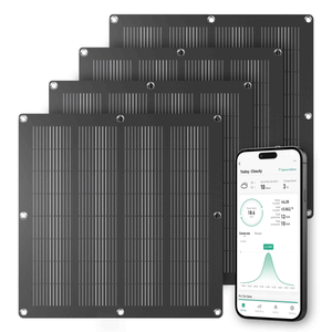 4-pack Balkon Solaranlage - 4x 110W - IP67 - Plug & Play - Steuerbar über die Calex App - 400W Mikro-Wechselrichter