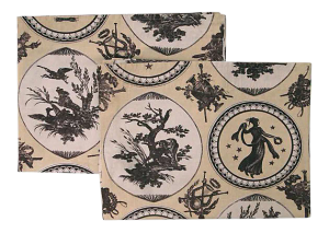Scalamandre Toile Panels, S/2