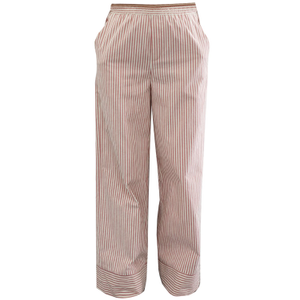 Faded Memories Red And White Striped Charlie Trousers (M)