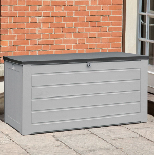 Winnipeg 680L Storage Box with Gas Lifts - Grey
