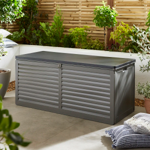 Edmonton 490L Storage Box with Gas Lifts - Grey