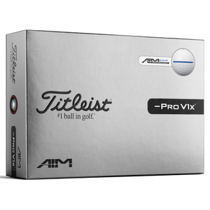 Titleist Pro V1x Left Dash Golf Balls 2026 - AIM Blue Line