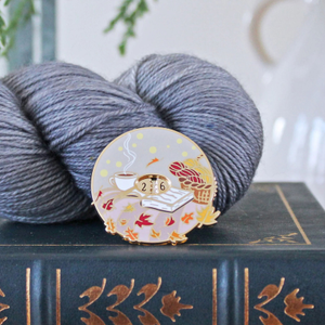 Pin's compteur de rangs - Automne