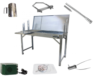 Charcoal Rotisserie Grill - Souvla with Motor