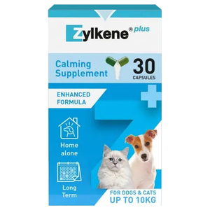 Zylkene Plus 75mg Capsules for Cats and Small Dogs - Pack Size : 30 x 75mg Capsules