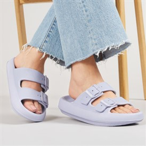 Bench Womens Ibbette Dual Strap Sandals Lilac