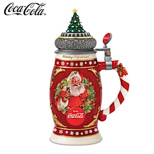COCA-COLA Holiday Refreshment Collector Stein