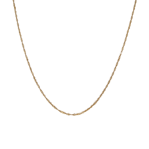 Pre-Owned 9ct Yellow Gold 16" Twist Link Chain Necklace