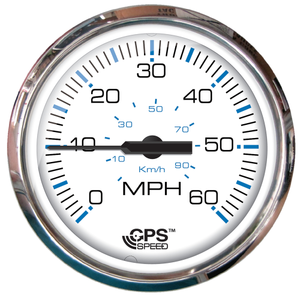 Chesapeake White SS 60 MPH GPS Speedometer
