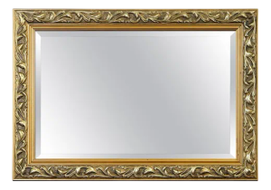 Vintage Cushioned Giltwood Bevelled Mirror