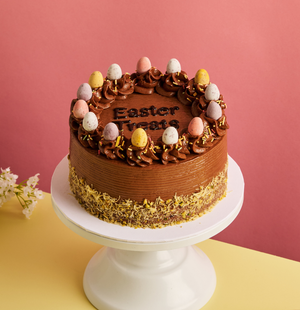 Dubai Chocolate Mini Egg Cake
