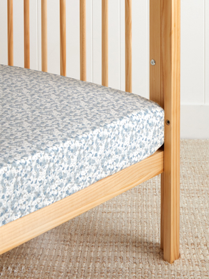 Pinnacle Flannel Cot Fitted Sheet in Floral