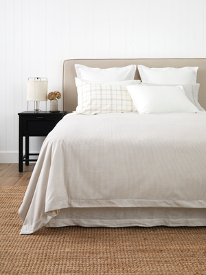 Pinnacle Flannel Reversible Duvet Cover Set in Cocoa