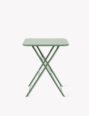Elmley Bistro Table - Steel, Thistle Green