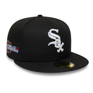 Chicago White Sox MLB Sidepatch Satin Lined Black 59FIFTY Fitted Cap