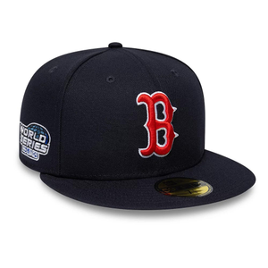 Boston Red Sox MLB Sidepatch Satin Lined Navy 59FIFTY Fitted Cap