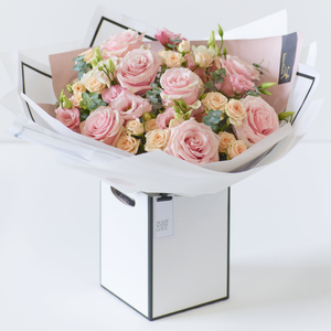 Beautifully Simple Bouquet of Pink Flowers