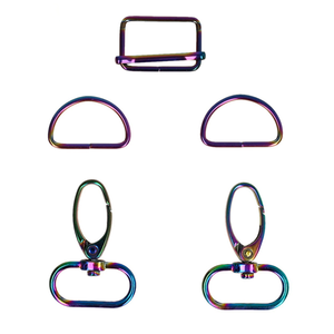 Ensemble de boucles pour sacs & bananes 25 mm - Rainbow