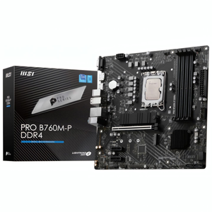 Intel Core i5 14400F 10 Core 4.7GHz, MSI PRO B760M-P DDR4 Micro ATX Motherboard - LGA 1700 CPU Bundle