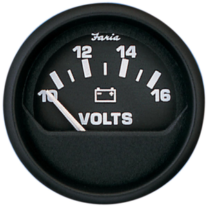 Euro Voltmeter Gauge