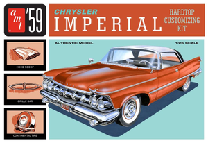 AMT 1136 1959 Chrysler Imperial Hardtop Car 1:25 Model Kit