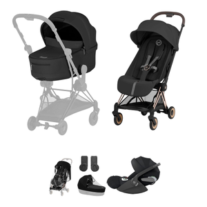 Cybex Coya Ultimate Bundle - Comfort Collection - Sepia Black