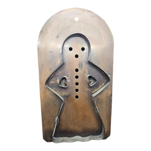 Vintage 1970s Pfaltzgraff Village Copper Gingerbread Man Cookie Mold Cookie Cutter/Decor
