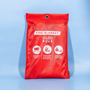 100cm x 100cm Fiberglass Emergency Fire Blanket