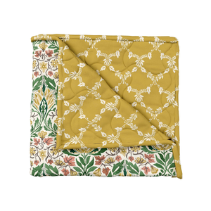 Little Chintz Throw, Green