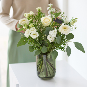 Neutral Bouquet in a Vase
