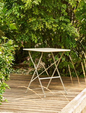 Elmley Bistro Table - Steel, Clay