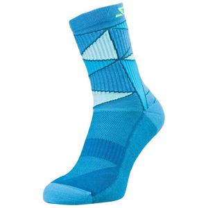Vallonga Merino Blend Socks (Ocean/Lime)