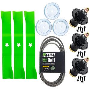 Blade Spindle Belt Kit for Husqvarna Z254F 54-Inch 582760502 539131898