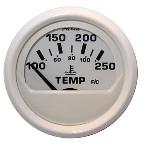 Dress White Water Temperature Gauge