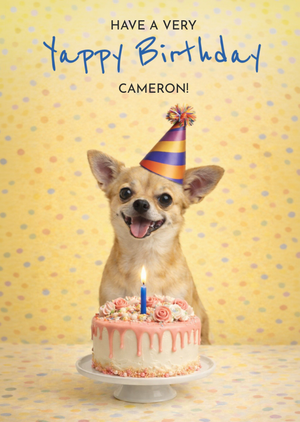 Chihuahua Have A Very Yappy Birthday Card