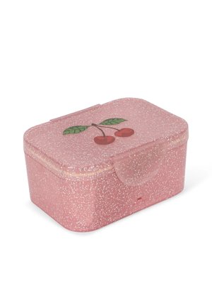 Konges Slojd - Glitter Lunch Box - Cherry Glitter