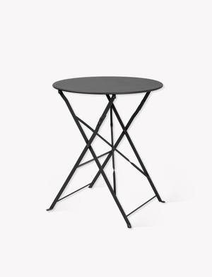 Rive Droite Bistro Table - Steel, Carbon, Small