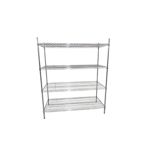 Diaminox 4 Tier Chrome Kitchen Storage Rack 1800mm WR18